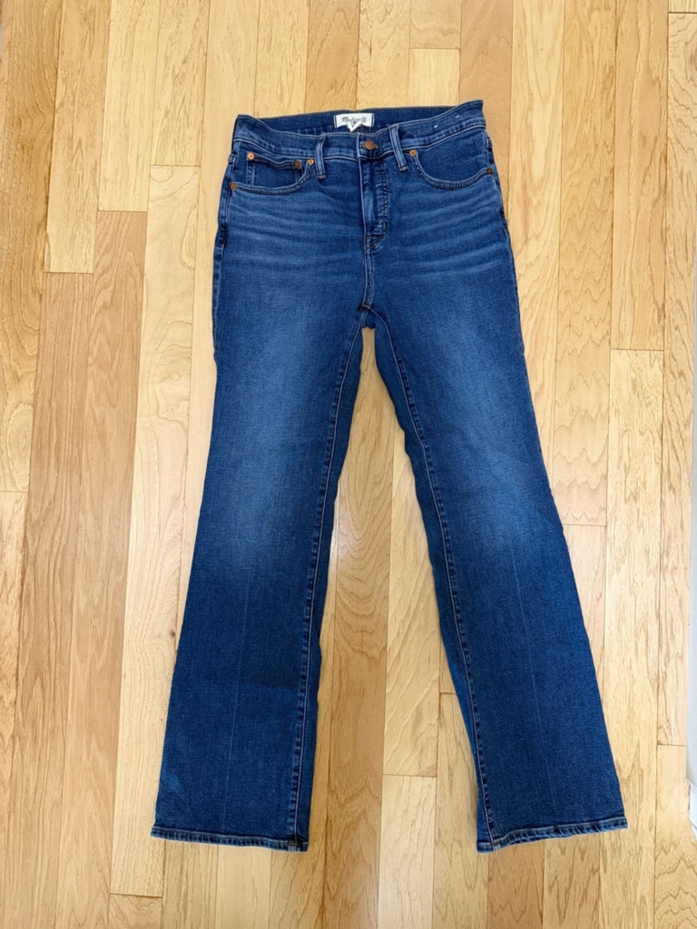 Madewell Dark Blue Flare Jeans